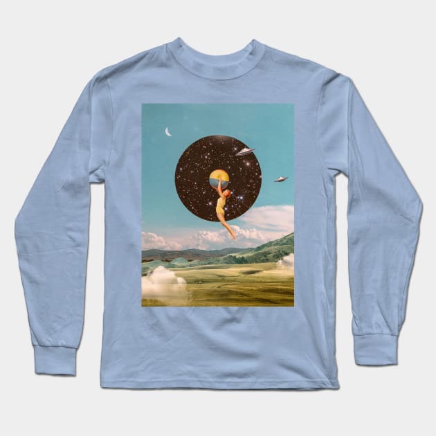 Black hole girl POSTER Long Sleeve T-Shirt by Aephicles